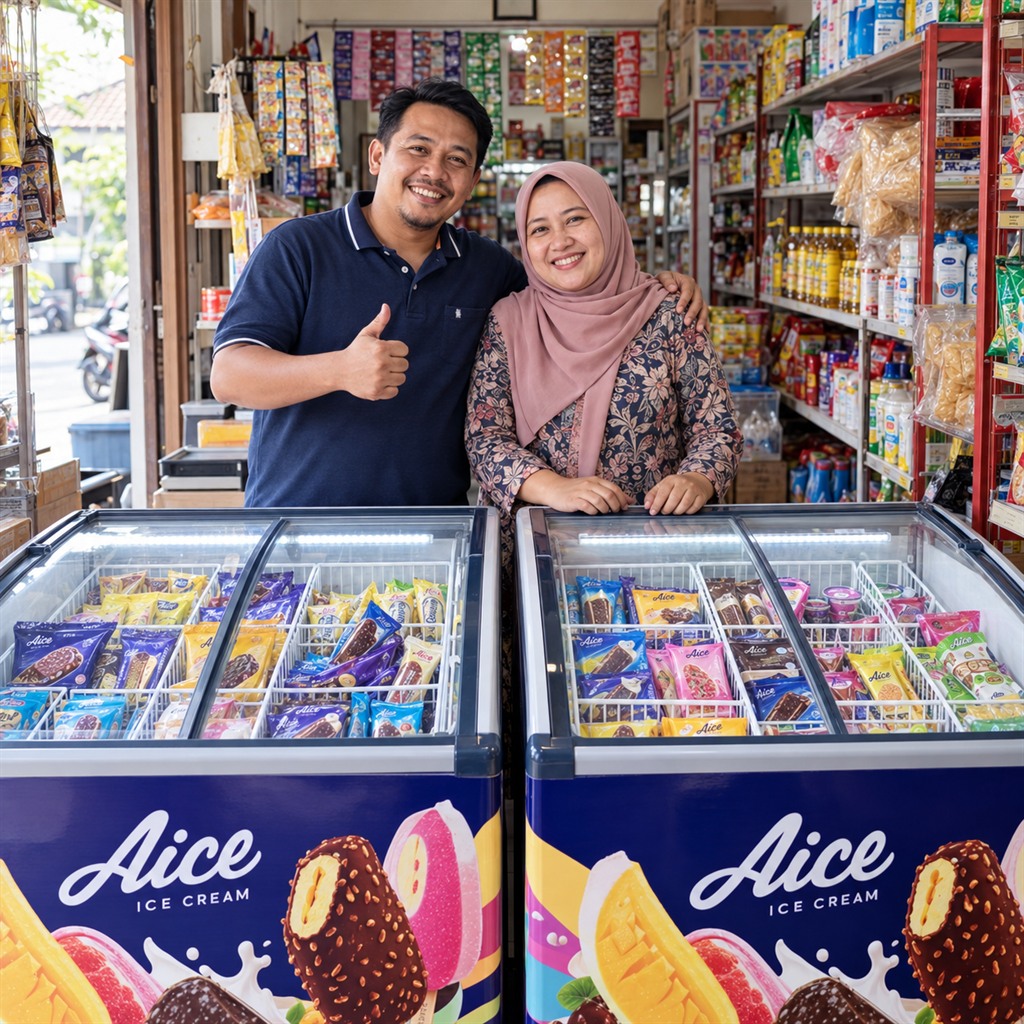 Testimoni Paket Juragan 2 Freezer Aice