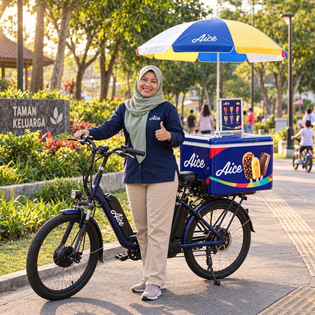 Testimoni Hawker Sepeda Listrik Aice - Siti Nurhayati